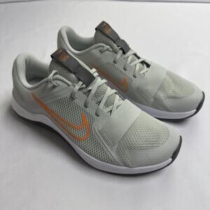 Nike MC Trainer 2 Light Silver Bright Mandarin DM0823-010 Men's Size 10.5 US